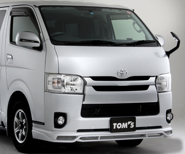 TOMS FRONT SPOILER WHITE PEARL 070  FOR  HIACE REGIUS TRH20#KDH20#  52110-TTH20-W