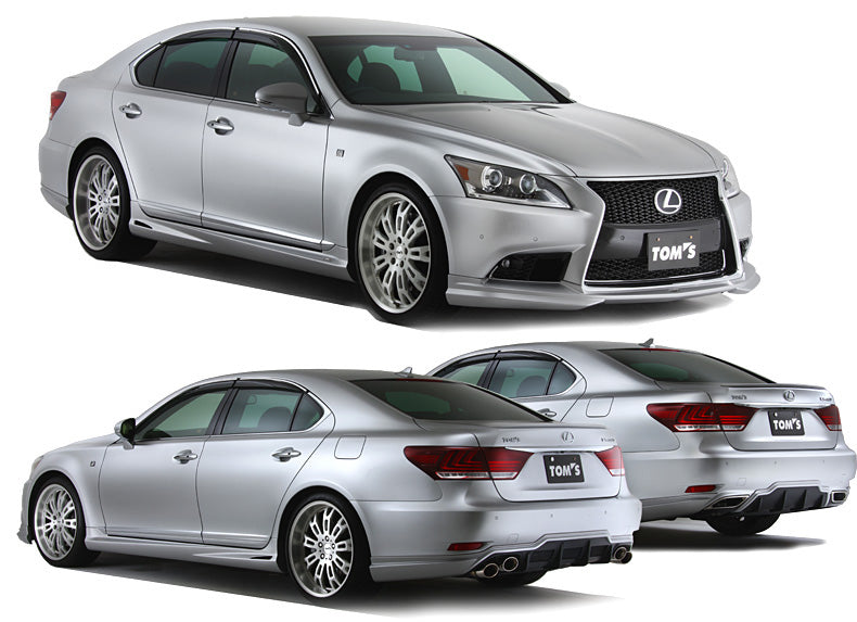 TOMS REAR UNDER SPOILER STOCK MUFFLER UNPAINTED FOR  LS600H LS460 USF40 UVF45  52159-TUF44-Z