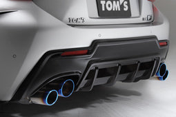 TOMS REAR BUMPER DIFFUSER WHITE NOVA FLAKES 083  FOR  RC-F USC10  52159-TUC10-W