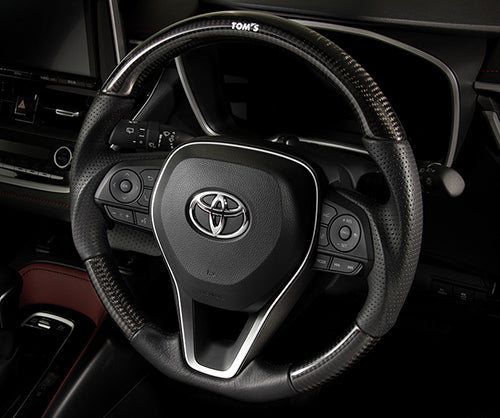 TOMS STEERING CARBON FOR TOYOTA COROLLA SPORT ZWE211 NRE21   45100-TAS20