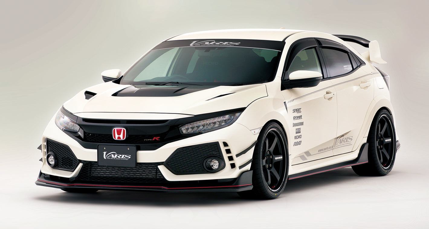 VARIS ARISING-I FRONT LIP SPOILER FRP FOR HONDA CIVIC TYPE R FK8 VAHO-013F