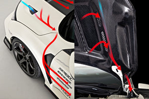 VARIS ARISING-I COOLING BONNET HOOD FRP FOR HONDA CIVIC TYPE R FK8 VBHO-105F