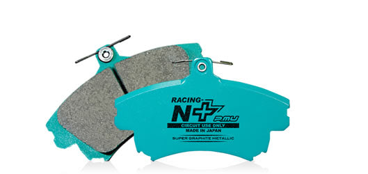 PROJECT MU RACING RACING-N+ FRONT BRAKE PADS WITH SENSOR FOR VOLKSWAGEN SCIROCCO 1.4 TSI R-LINE Z316SA1-RACING-N+
