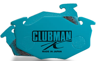 PROJECT MU RACING CLUBMAN K REAR BRAKE PADS WITHOUT SENSOR FOR ROVER 220 1.6 GTI R388-CLUBMAN-K