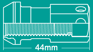 PROJECT MU RACING FLOATING NUT II M12xP1.25 FOR  FN2P125B