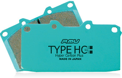 PROJECT MU STREET SPORTS TYPE HC+ REAR BRAKE PADS WITHOUT SENSOR FOR AUDI S4 BASE MODEL Z215-TYPE-HC+