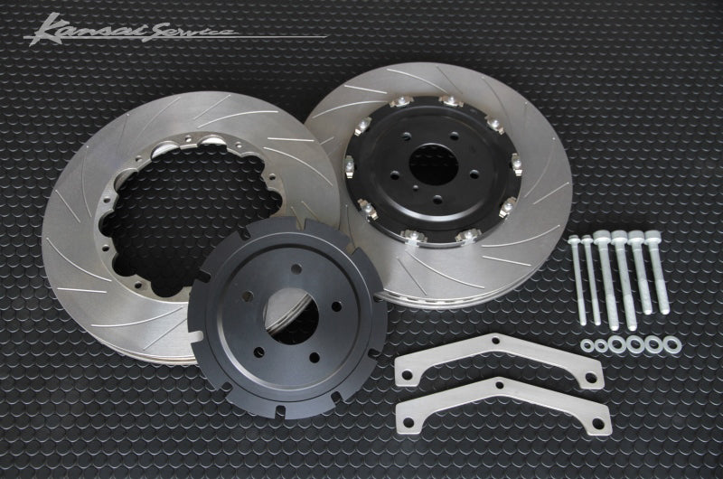 KANSAI SERVICE FRONT BRAKE ROTOR PLAIN TYPE FOR NISSAN GT-R R35 KBN020B