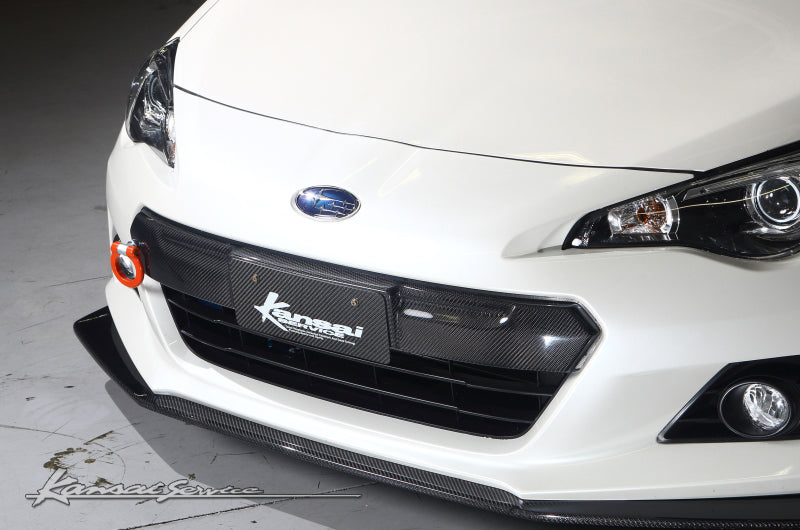 KANSAI SERVICE CARBON FRONT BUMPER PROTECTOR FOR SUBARU BRZ ZC6 KAF060