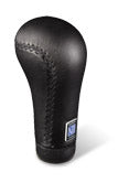 NARDI PRESTIGE BLACK LEATHER SHIFT KNOB NN4