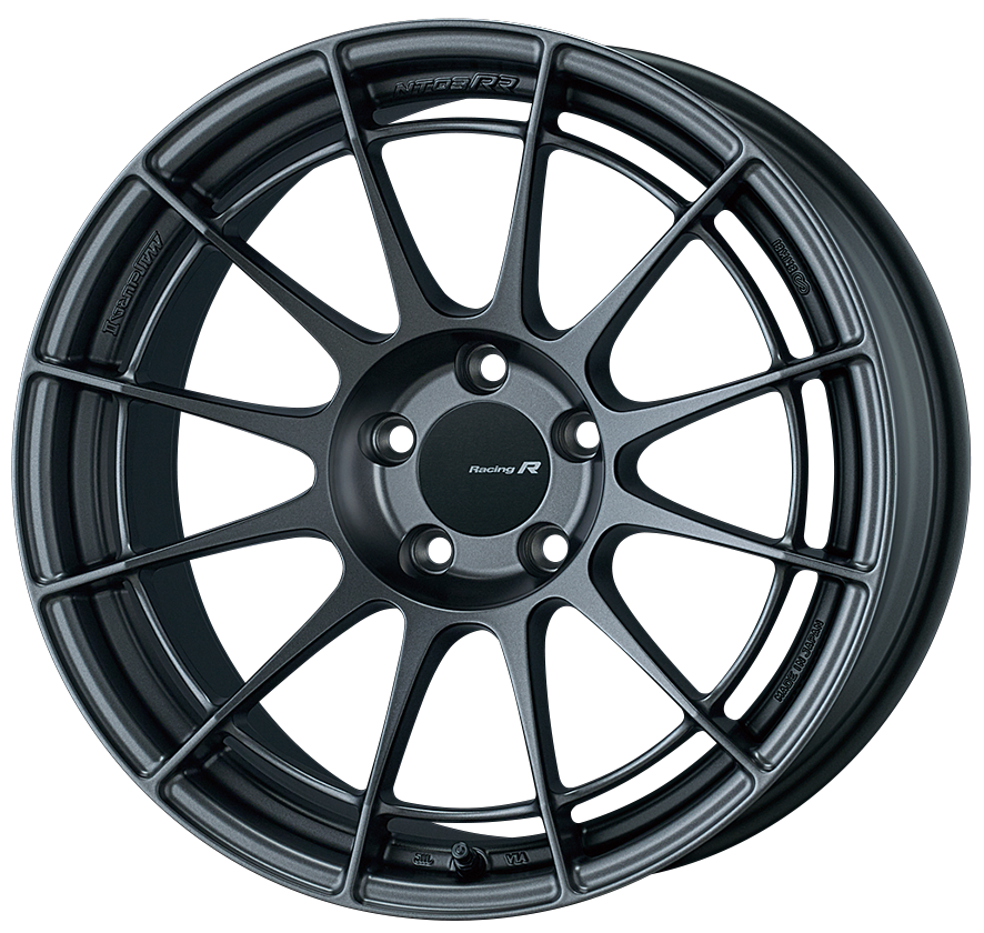 ENKEI NT03RR 18X9 45 5X114.3 MATTE DARK GUNMETALLIC WHEEL FOR  ENKEI-00010