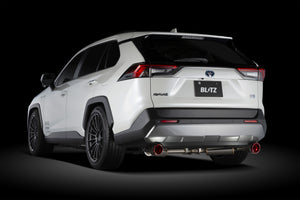 BLITZ NUR-SPEC CUSTOM EDITION STYLED EXHAUST CARBON FOR TOYOTA RAV4 AXAH54 63185C