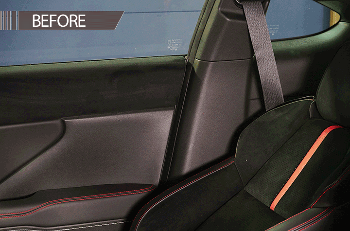 AXIS-PARTS SEAT BELT BACK SHOULDER GUARD RED STITCHING CARBON LEATHER FOR TOYOTA GR86 ZN8 SUBZRU BRZ ZD8 SBG-8B2-001-RD-CA