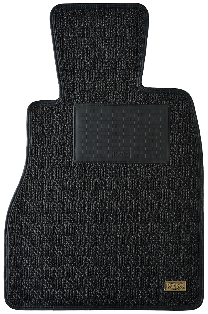 KARO SISAL BLACK BLACK FLOOR MATS FOR HONDA CIVIC EK EK9 SISAL-679-BLACK-BLACK