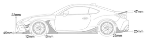 HKS FRONT SPOILER FOR TOYOTA GR86 ZN8 FA24 53004-AT021