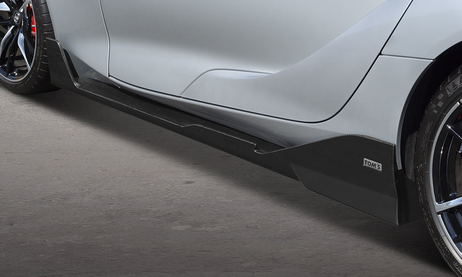 TOMS SIDE DIFFUSER DRY CARBON FOR TOYOTA SUPRA DB02 DB22 DB42 DB82 51082-TDB42