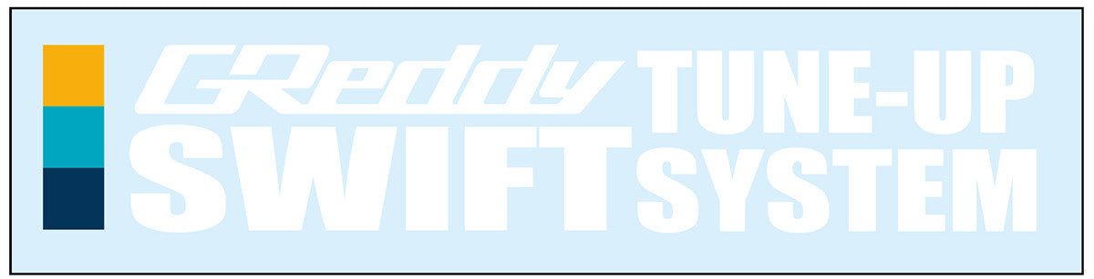 GREDDY SWIFT TUNE-UP SYSTEM STICKER (CUT LETTER) FOR   18000174