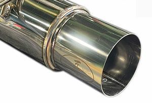 REINHARD E TYPE MUFFLER SEMI TITANIUM EXHAUST FOR TOYOTA ARISTO JZS161 2JZ-GTE RTE1375TI