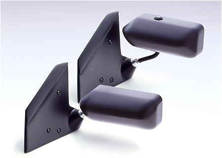 CRAFT SQUARE TOURING COMPETITION MIRROR TRIANGULAR CORNER MOUNT BLUE MIRROR FOR MITSUBISHI LANCER EVO CT9A TCA-F-CT9A-BLUE-LENS