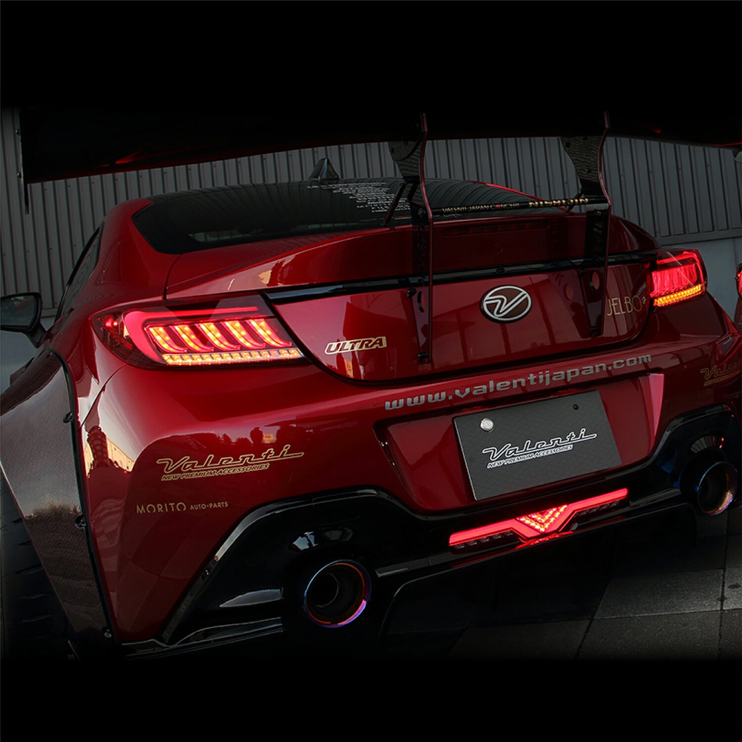 VALENTI JEWEL LED TAIL LAMP ULTRA OEA SEQUENTIAL FLOWING TURN SIGNAL FOR TOYOTA GR8 ZN8 SUBARU BRZ ZD8 TT86GRZU-SR-1