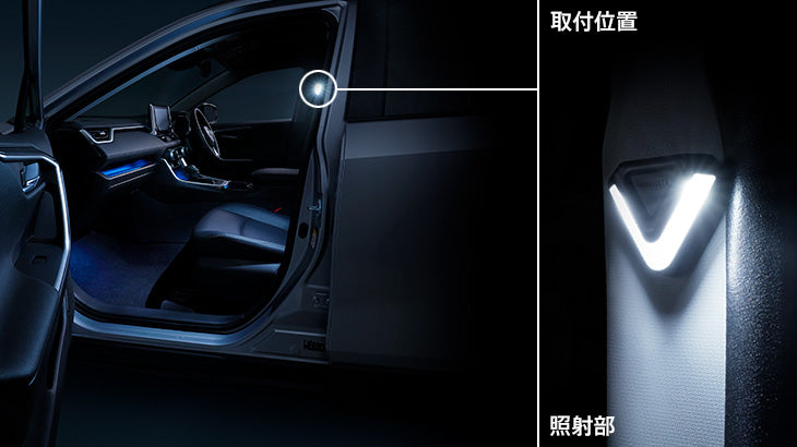 MODELLISTA LED SMART FOOTLIGHT WHITE FOR TOYOTA RAV4 MXAA52 54 AXAH52 54 D2815-60330