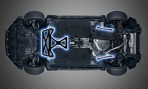 TRD MEMBER BRACE SET FOR LEXUS UX 10 15 MS300-76002