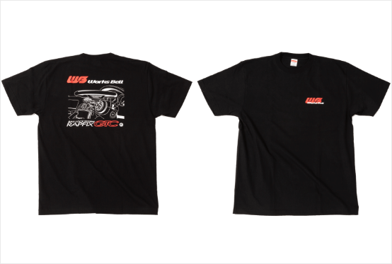 WORKS BELL T-SHIRT RAPFIX GTC BLACK S WB-00041