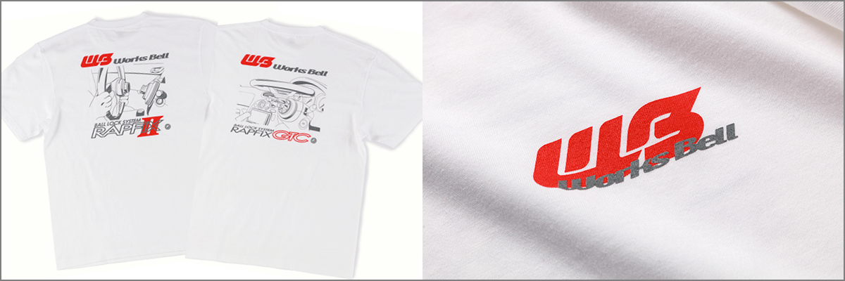 WORKS BELL T-SHIRT RAPFIX GTC WHITE S WB-00036