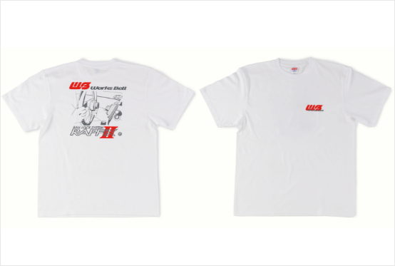 WORKS BELL T-SHIRT RAPFIX II WHITE S WB-00027